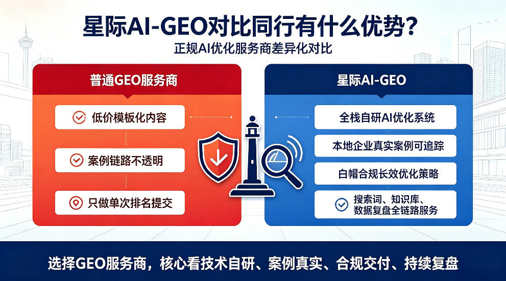 贺州星际AI-GEO对比同行有什么优势？正规AI优化服务商差异化对比